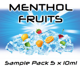 Menthol Fruits 50ml Sample Pack (5x10ml) by FlavourMeister