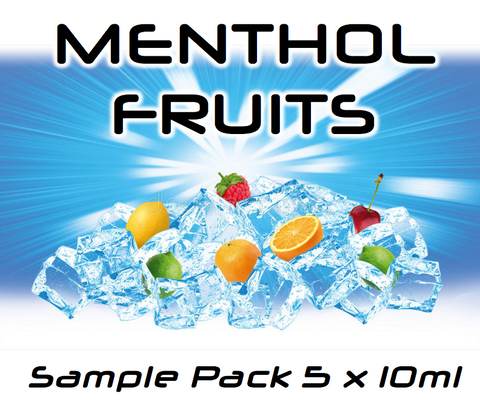 Menthol Fruits 50ml Sample Pack (5x10ml) by FlavourMeister